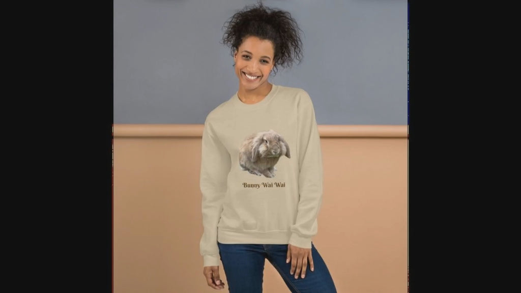 Bunny Wai Wai Unisex Sweatshirt
