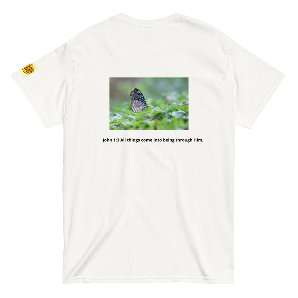 バタフライ ユニセックス クラシックTシャツ